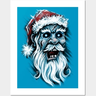 Zombie Santa Claus Posters and Art